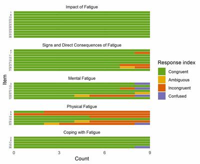 Evaluation of Response Processes to the Danish Version of the Dutch Multifactor Fatigue Scale in Stroke Using the Three-Step Test-Interview